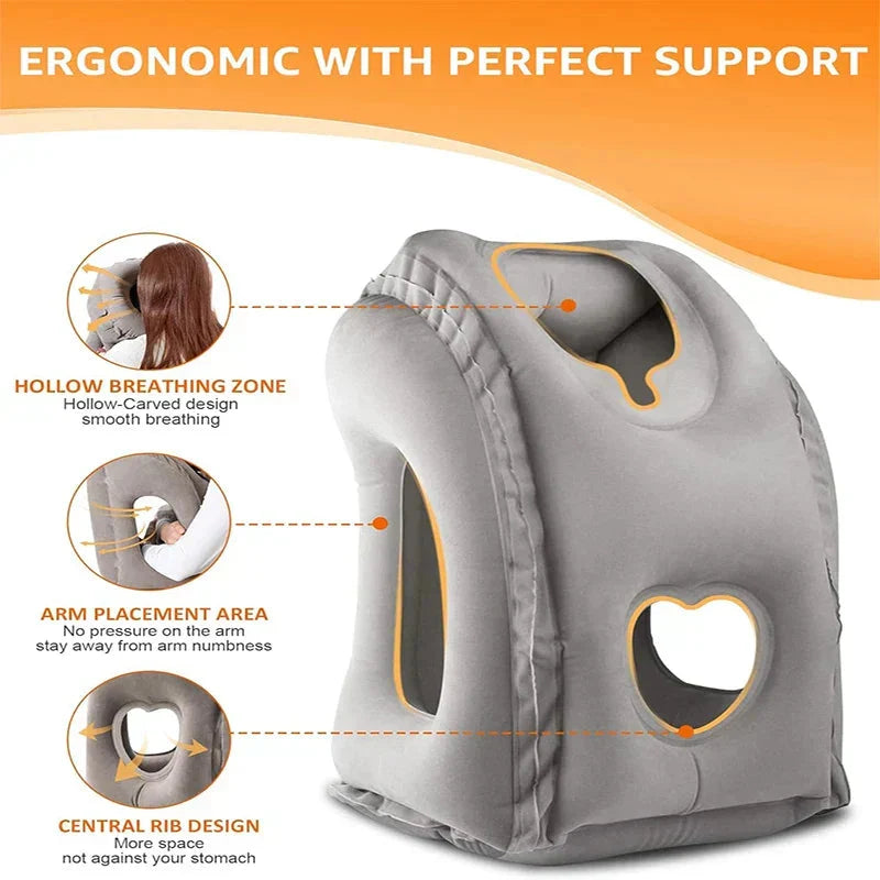 Travel Pillow 45° Head Support Inflatable & Packable