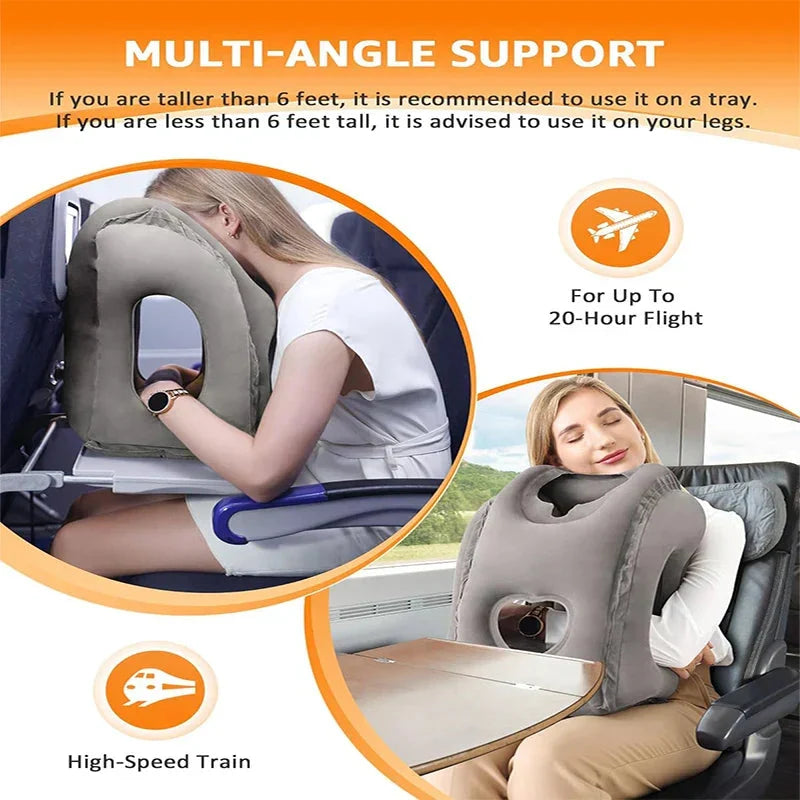 Travel Pillow 45° Head Support Inflatable & Packable