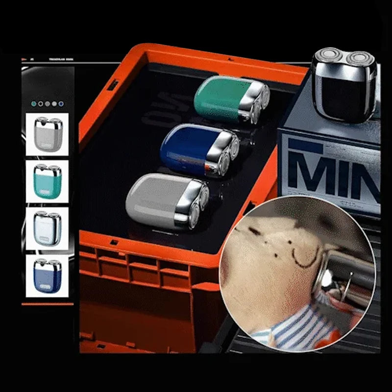 Travel Shaver Compact Waterproof USB Rechargeable