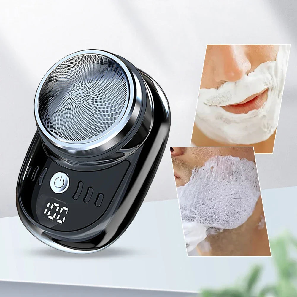 Travel Shaver USB Rechargeable Digital Battery Indicator