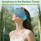 Travel Sleep Mask 3D Ergonomic Light-Blocking Bluetooth Audio