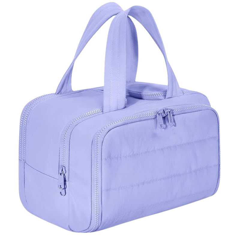 Travel Toiletry Bag Full-Open Design & Waterproof Lining