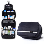 Travel Toiletry Bag Hanging Water-Resistant Zip Pocket