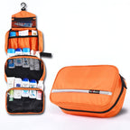 Travel Toiletry Bag Hanging Water-Resistant Zip Pocket
