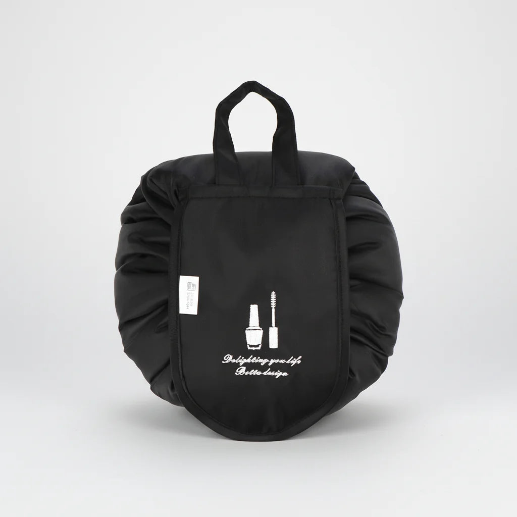 Travel Toiletry Bag Waterproof & Large Capacity Drawstring Closure