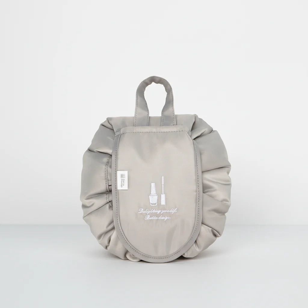 Travel Toiletry Bag Waterproof & Large Capacity Drawstring Closure