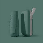 Travel Umbrella Compact Wide Canopy Stainless Steel Frame
