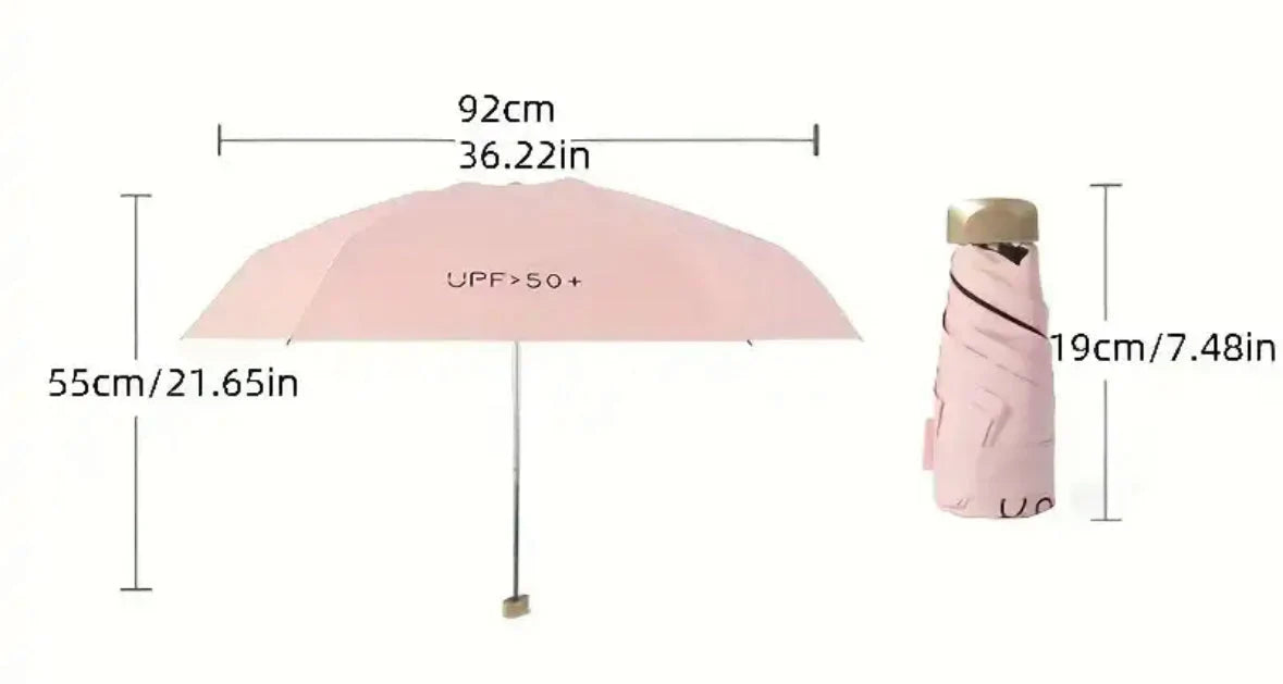 Travel Umbrella Ultracompact Windproof & UV-Protective