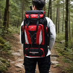 Trekking Backpack 80L Water-Repellent Padded Hip Belt