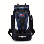 Trekking Backpack 80L Water-Repellent Padded Hip Belt