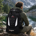 Trekking Backpack 80L Water-Repellent Padded Hip Belt