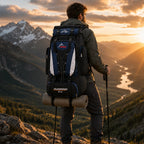 Trekking Backpack 80L Water-Repellent Padded Hip Belt