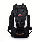 Trekking Backpack 80L Water-Repellent Padded Hip Belt