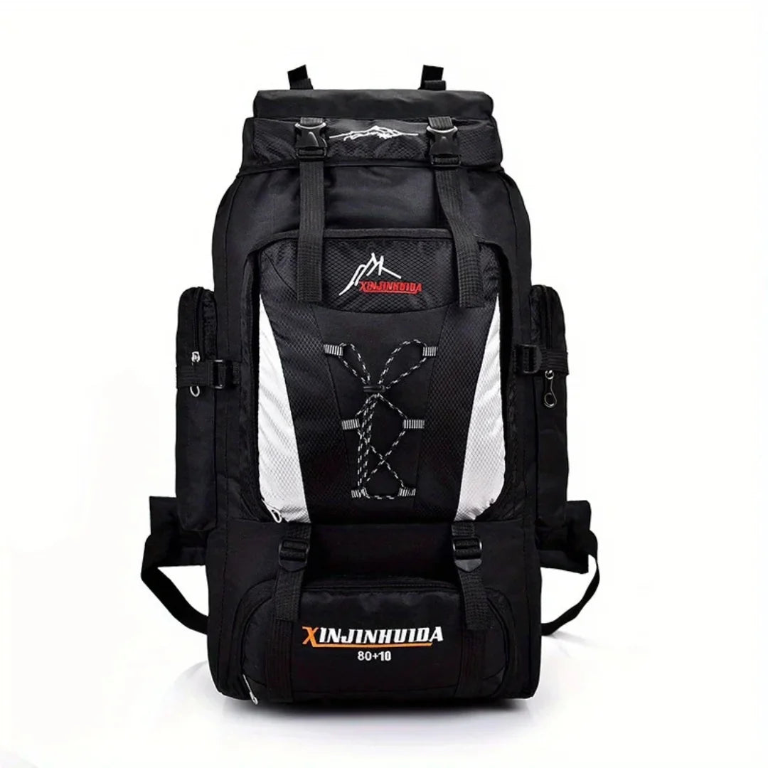 Trekking Backpack 80L Water-Repellent Padded Hip Belt