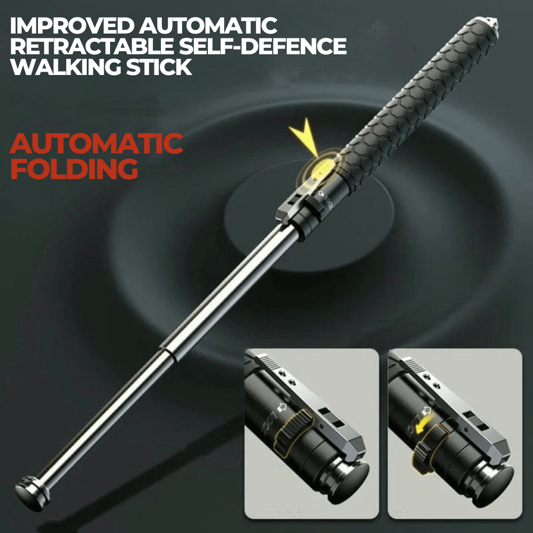 Trekking Pole Automatic Pop-Up Adjustable Anti-Slip Grip