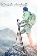 Trekking Pole Foldable Multi-Tool Aluminum Handle & Steel Tip