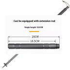 Trekking Pole Foldable Multi-Tool Aluminum Handle & Steel Tip