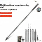 Trekking Pole Foldable Multi-Tool Aluminum Handle & Steel Tip