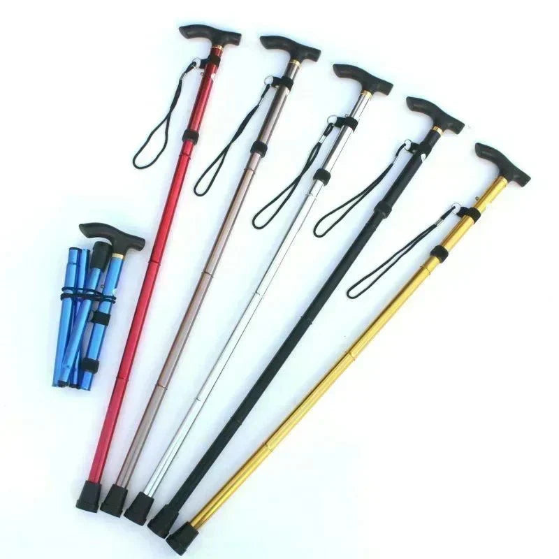 Trekking Pole Lightweight Aluminum 5-Level Adjustable Foldable