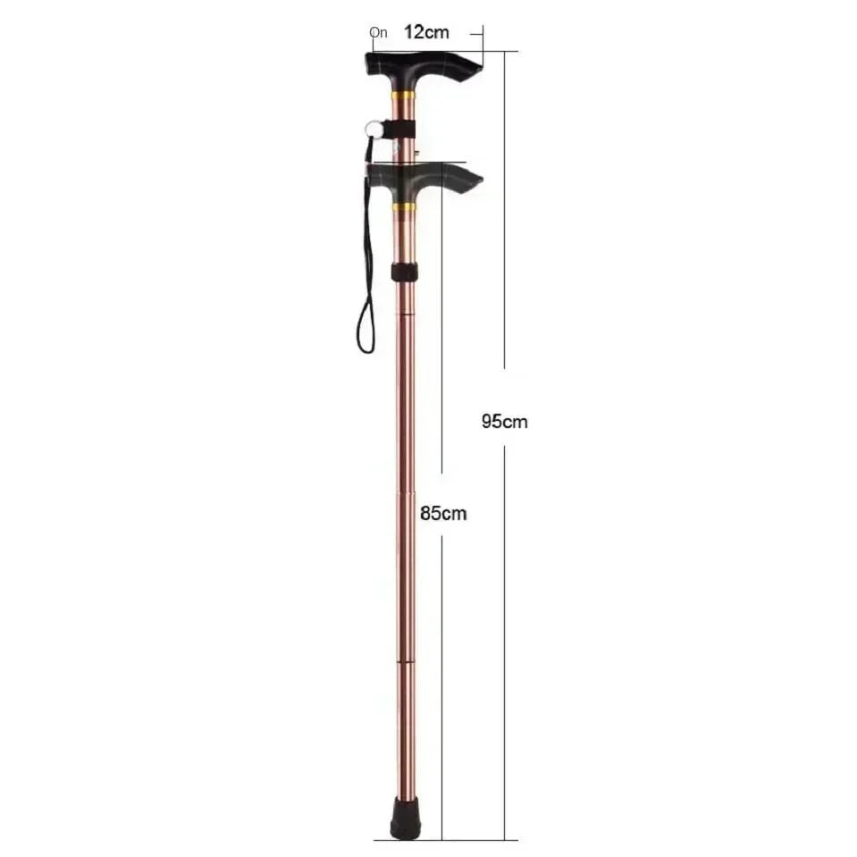 Trekking Pole Lightweight Aluminum 5-Level Adjustable Foldable