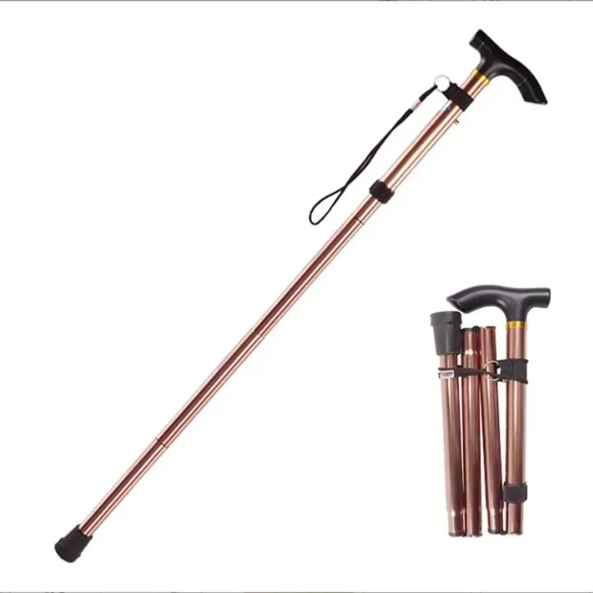Trekking Pole Lightweight Aluminum 5-Level Adjustable Foldable
