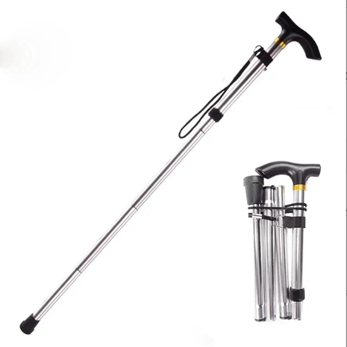 Trekking Pole Lightweight Aluminum 5-Level Adjustable Foldable
