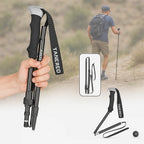 Trekking Poles Adjustable Foldable Quick Lock