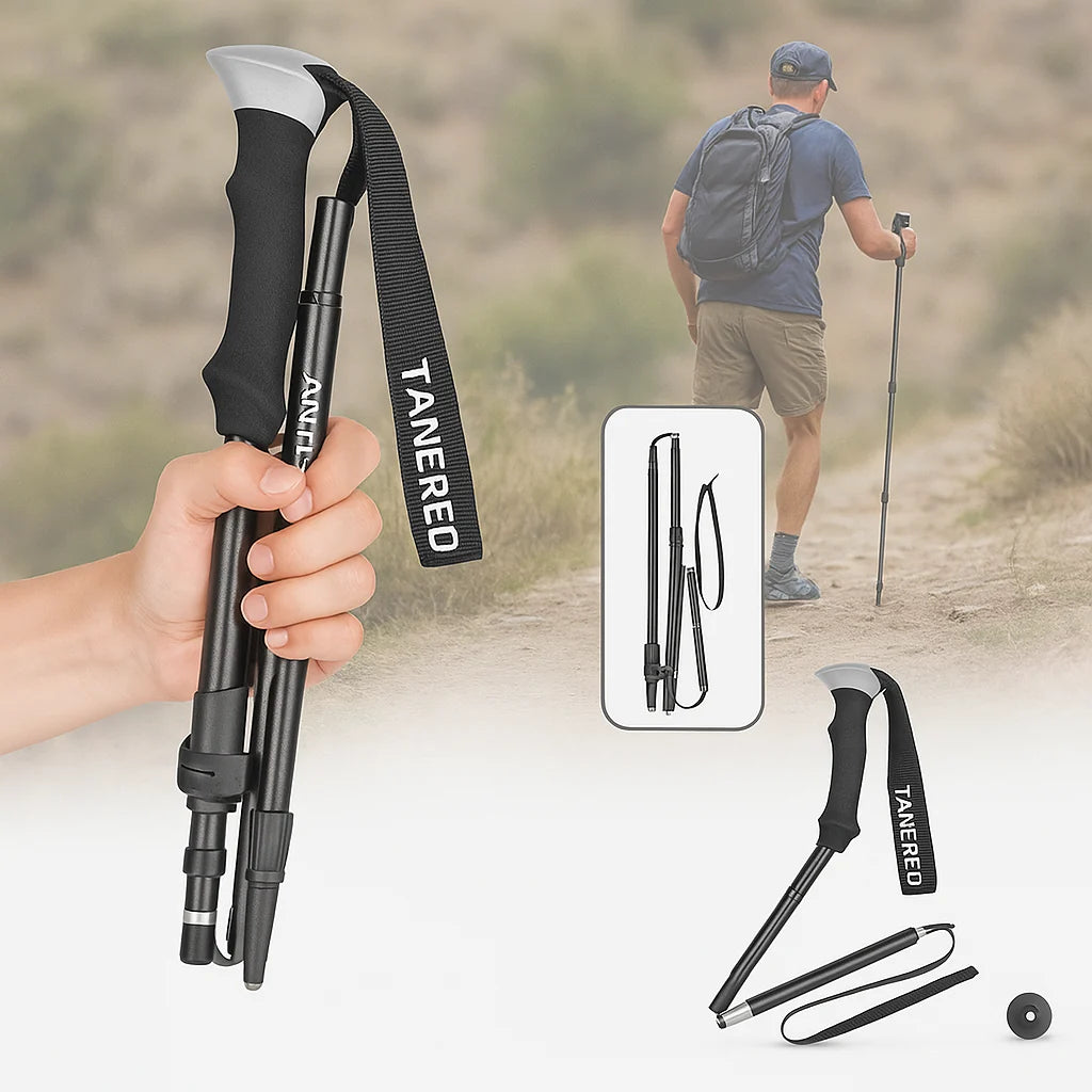 Trekking Poles Adjustable Foldable Quick Lock