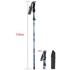 Trekking Poles Adjustable Telescopic Foldable Aluminum