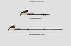 Trekking Poles Carbon Fiber Anti-Shock Ergonomic Cork Grip