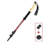Trekking Poles Carbon Fiber Anti-Shock Ergonomic Cork Grip