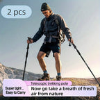 Trekking Poles Shock-Absorbing Telescopic Aluminum