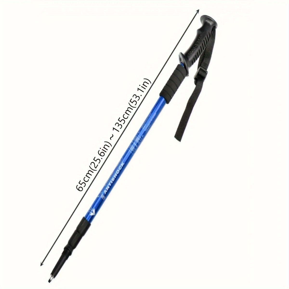 Trekking Poles Shock-Absorbing Telescopic Aluminum