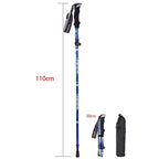 Trekking Poles Telescopic Aluminum Ergonomic Grip