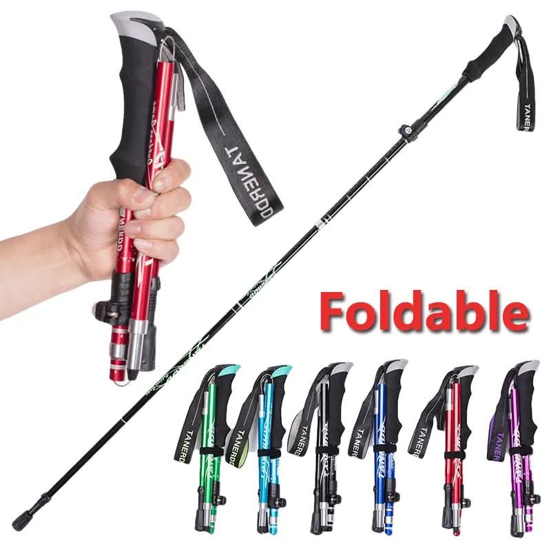 Trekking Poles Ultralight Adjustable Tungsten Tip