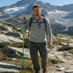 Trekking Poles Ultralight Carbon Fiber Foldable Adjustable Height