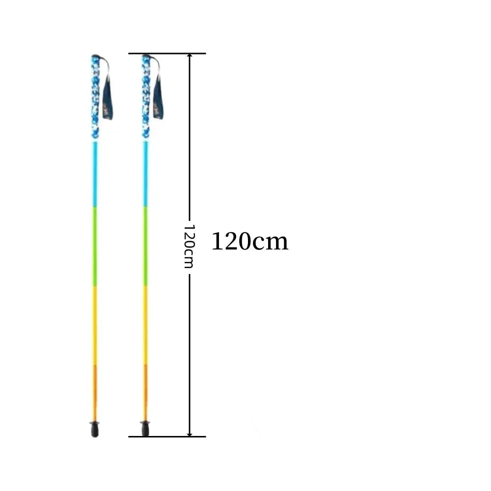 Trekking Poles Ultralight Carbon Fiber Foldable Adjustable Height