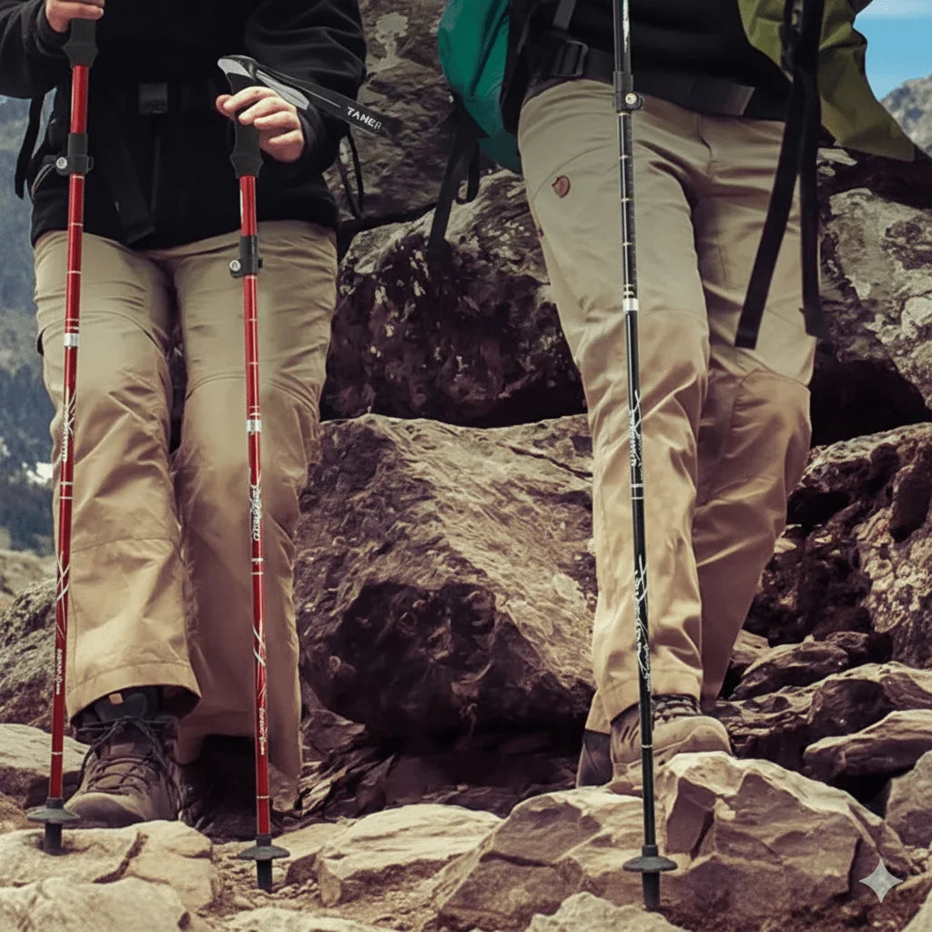 Trekking Poles Ultralight Foldable Adjustable 43–51 Inches