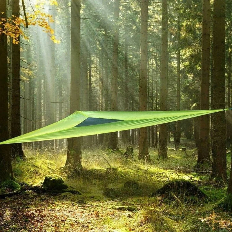 Triangle Camping Hammock Three-Point Anchor Nylon