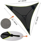 Triangle Hammock Multi-Person Portable Mesh 331 lb Capacity