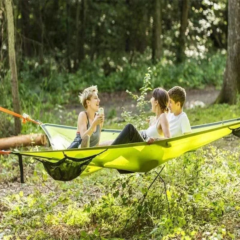 Triangle Hammock Multi-Person Portable Mesh 331 lb Capacity