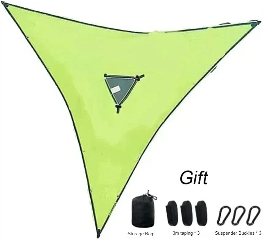 Triangle Hammock Multi-Person Portable Mesh 331 lb Capacity