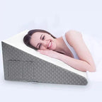 Triangle Wedge Pillow Angled Support Removable Cover Non-Slip Base