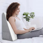 Triangle Wedge Pillow Contoured Support Removable Washable Cover