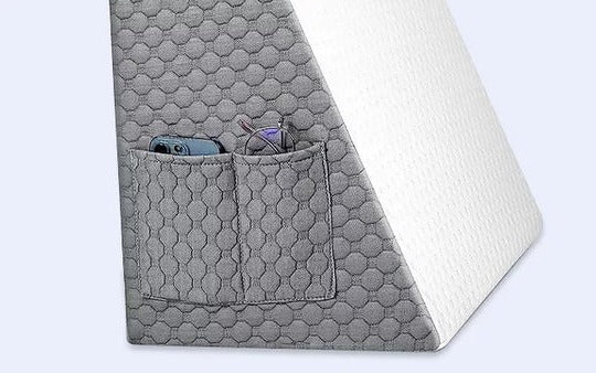 Triangle Wedge Pillow Contoured Support Removable Washable Cover