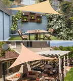 Triangular Shade Sail Waterproof Polyester UV Protection Mounting Kit