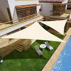 Triangular Shade Sail Waterproof & UV Blocking Reinforced D-Rings