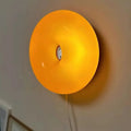 Tricolor Dimmable Built-In LED Donut Glass Wall Sconce