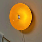 Tricolor Dimmable Built-In LED Donut Glass Wall Sconce