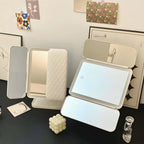 Trifold Vanity Mirror LED 2x & 3x Magnification USB-C